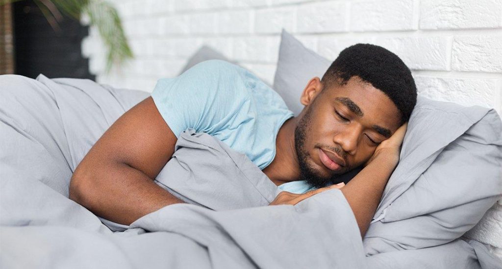 sleeping well