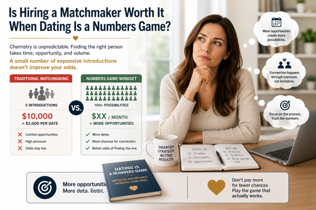 Is Hiring a Matchmaker Worth It When Dating Is a Numbers Game?