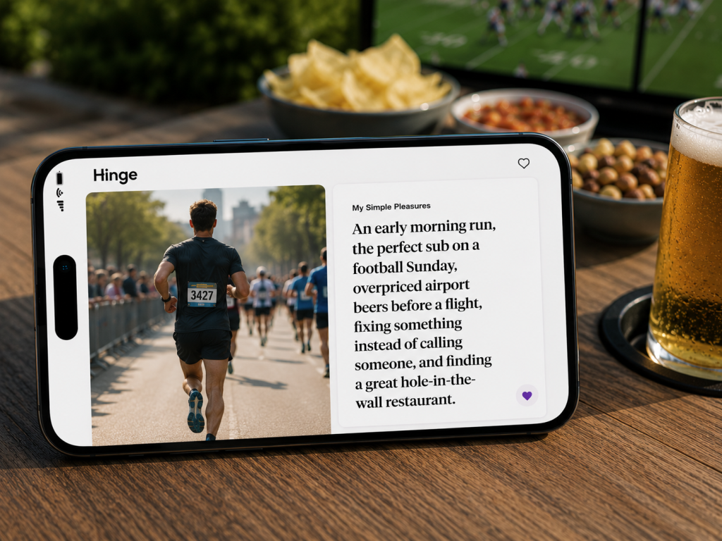 my simple pleasures hinge prompt is great for stacking interests