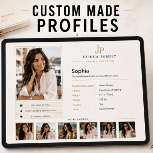 Custom profiles for women Joshua Pompey